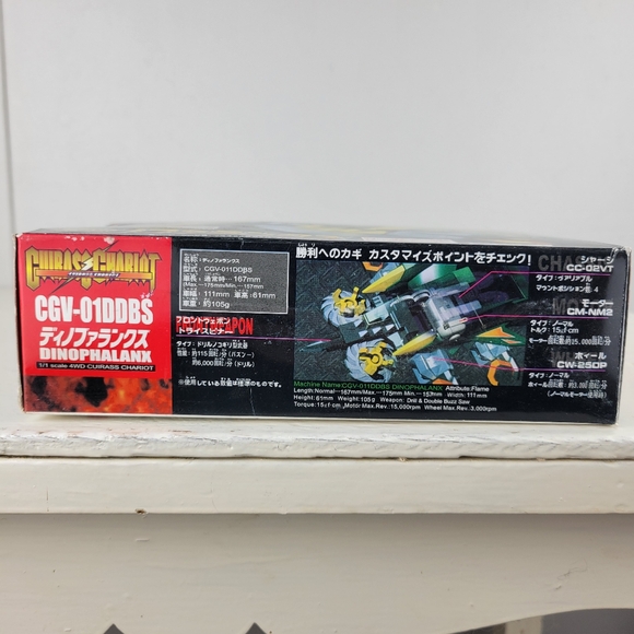 Crush Gear CGV-011DDBS Dino Phalanx Model Kit Bandai 2002 1/1 Scale 4WD New - Picture 9 of 14
